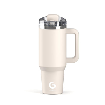 BIGRD 40oz Stainless Steel Vacuum Insulated Thermos Cup, Double Walled, Leak-proof, with Straws and Locking Lid, BPA Free, Coffee Cup for Hot and Cold Purple,Blue