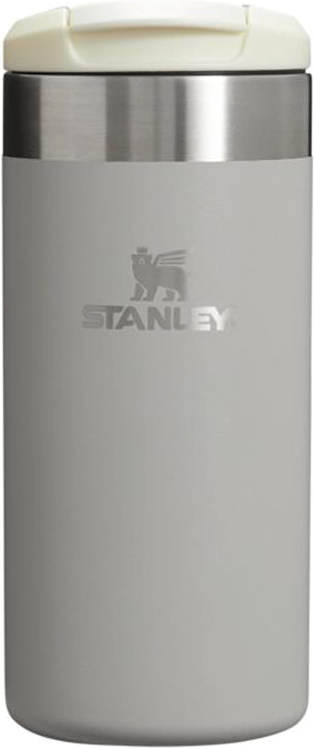 Stanley Aerolight Transit Thermos Cup 0.35L - Keeps Hot for 4 Hours - Cold for 6 Hours - Dishwasher Safe - Leakproof - Suitable for Cup Holder in Car - Thermos Coffee Cup - Ash