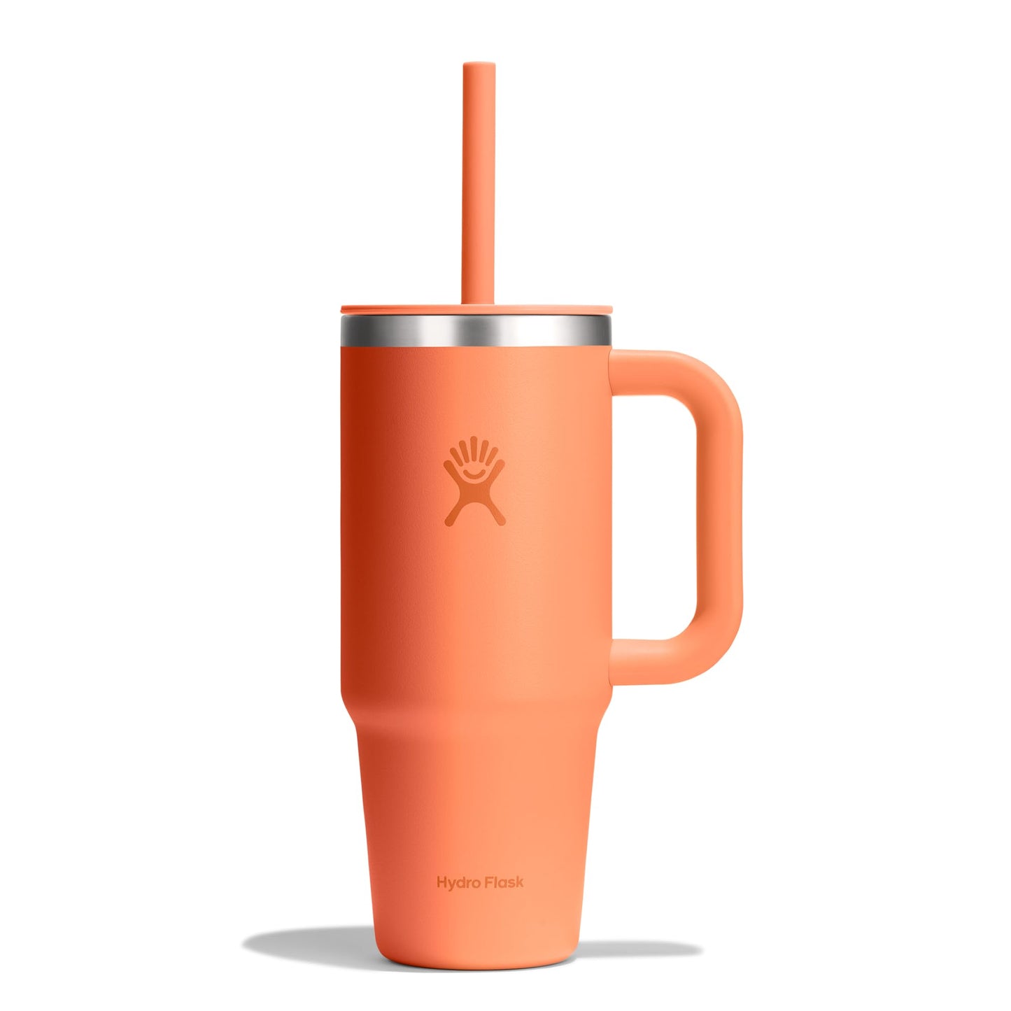 Hydro Flask - Travel Tumbler 1230 ml (40 oz) with lockable reed lid - Stainless steel - Double wall vacuum insulated - Splash proof lid - BPA free - Black