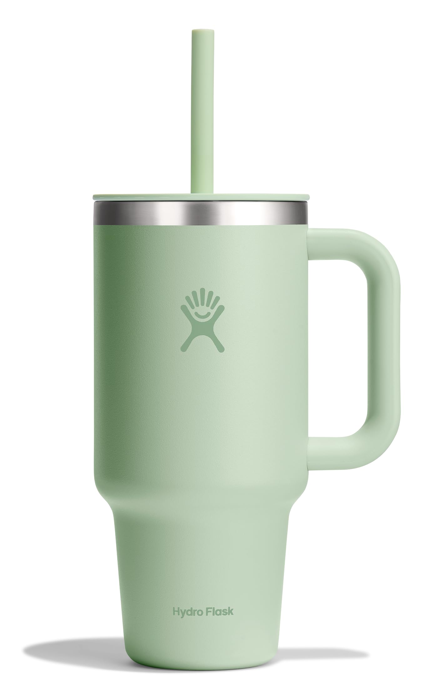 Hydro Flask - Travel Tumbler 1230 ml (40 oz) with lockable reed lid - Stainless steel - Double wall vacuum insulated - Splash proof lid - BPA free - Black