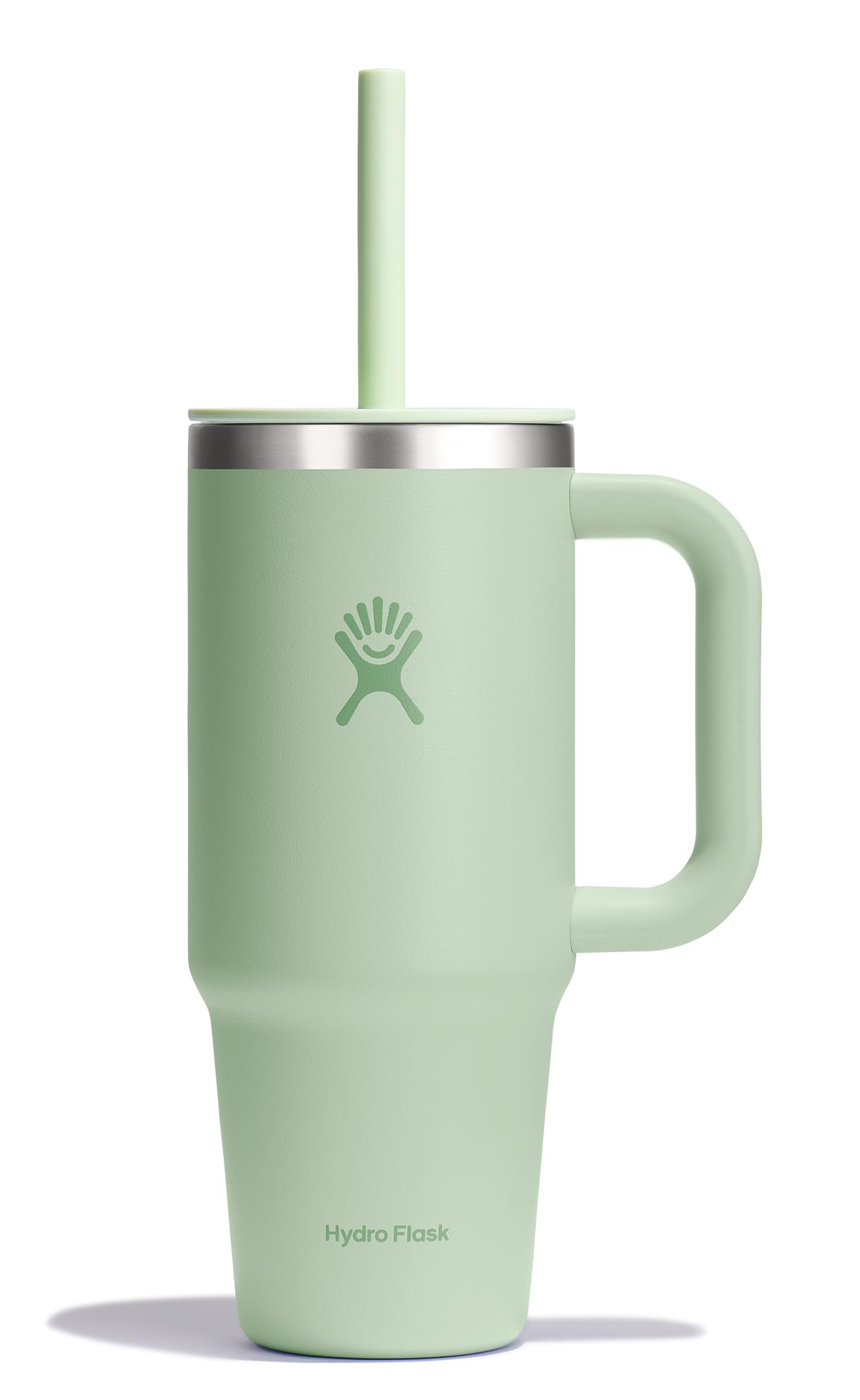 Hydro Flask - Travel Tumbler 1230 ml (40 oz) with lockable reed lid - Stainless steel - Double wall vacuum insulated - Splash proof lid - BPA free - Black
