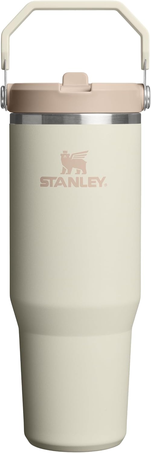 Stanley 1913 Flip Straw Tumbler 1.0 Water Bottle with Straw 0.89L - Keeps Cold for 12+ Hours - Stainless Steel Drinking Bottle - BPA Free - Easy to Carry - Dishwasher Safe