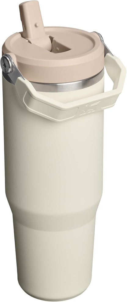 Stanley 1913 Flip Straw Tumbler 1.0 Water Bottle with Straw 0.89L - Keeps Cold for 12+ Hours - Stainless Steel Drinking Bottle - BPA Free - Easy to Carry - Dishwasher Safe