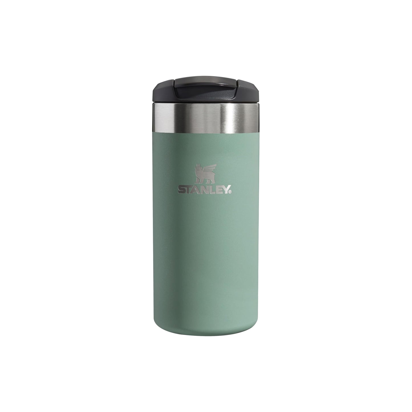Stanley Aerolight Transit Thermos Cup 0.35L - Keeps Hot for 4 Hours - Cold for 6 Hours - Dishwasher Safe - Leakproof - Suitable for Cup Holder in Car - Thermos Coffee Cup - Ash