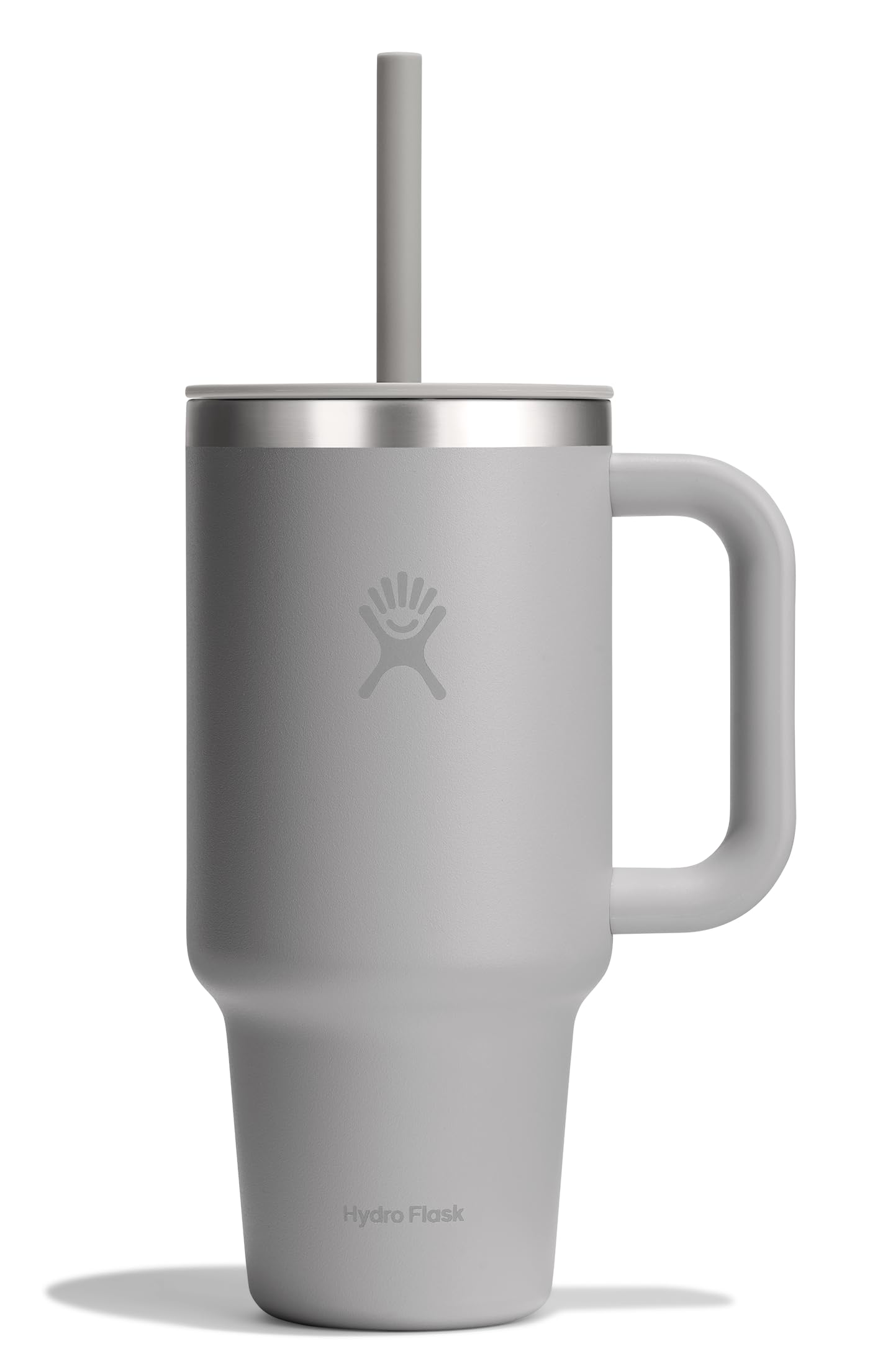 Hydro Flask - Travel Tumbler 1230 ml (40 oz) with lockable reed lid - Stainless steel - Double wall vacuum insulated - Splash proof lid - BPA free - Black