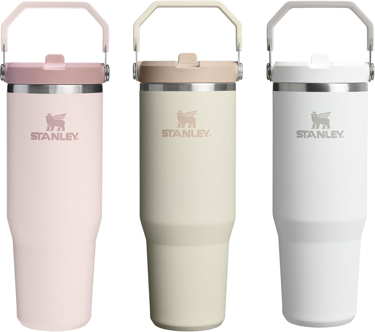 Stanley 1913 Flip Straw Tumbler 1.0 Water Bottle with Straw 0.89L - Keeps Cold for 12+ Hours - Stainless Steel Drinking Bottle - BPA Free - Easy to Carry - Dishwasher Safe