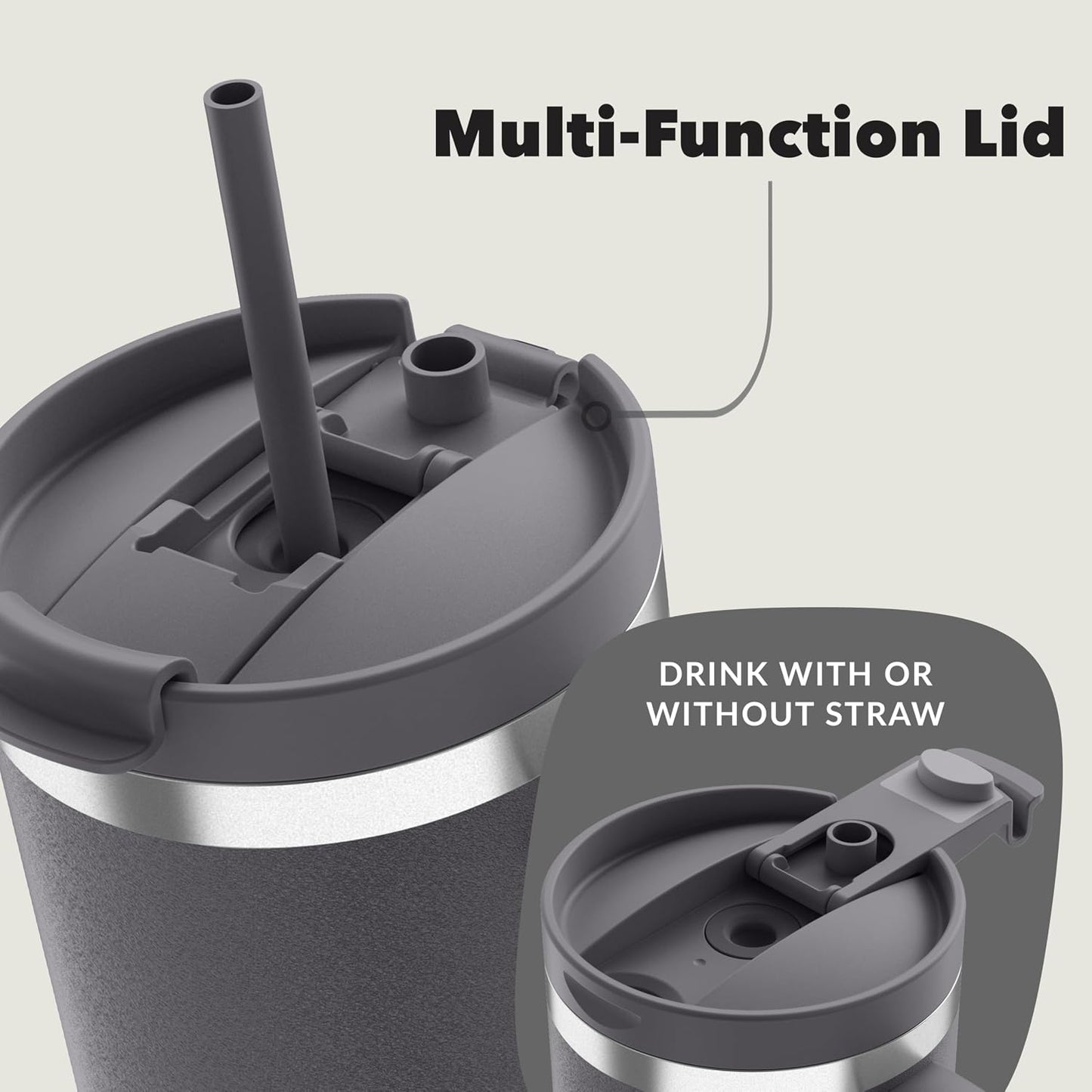 Contigo Unisex-Adult Streeterville Tumbler Thermosfles met deksel en rietje