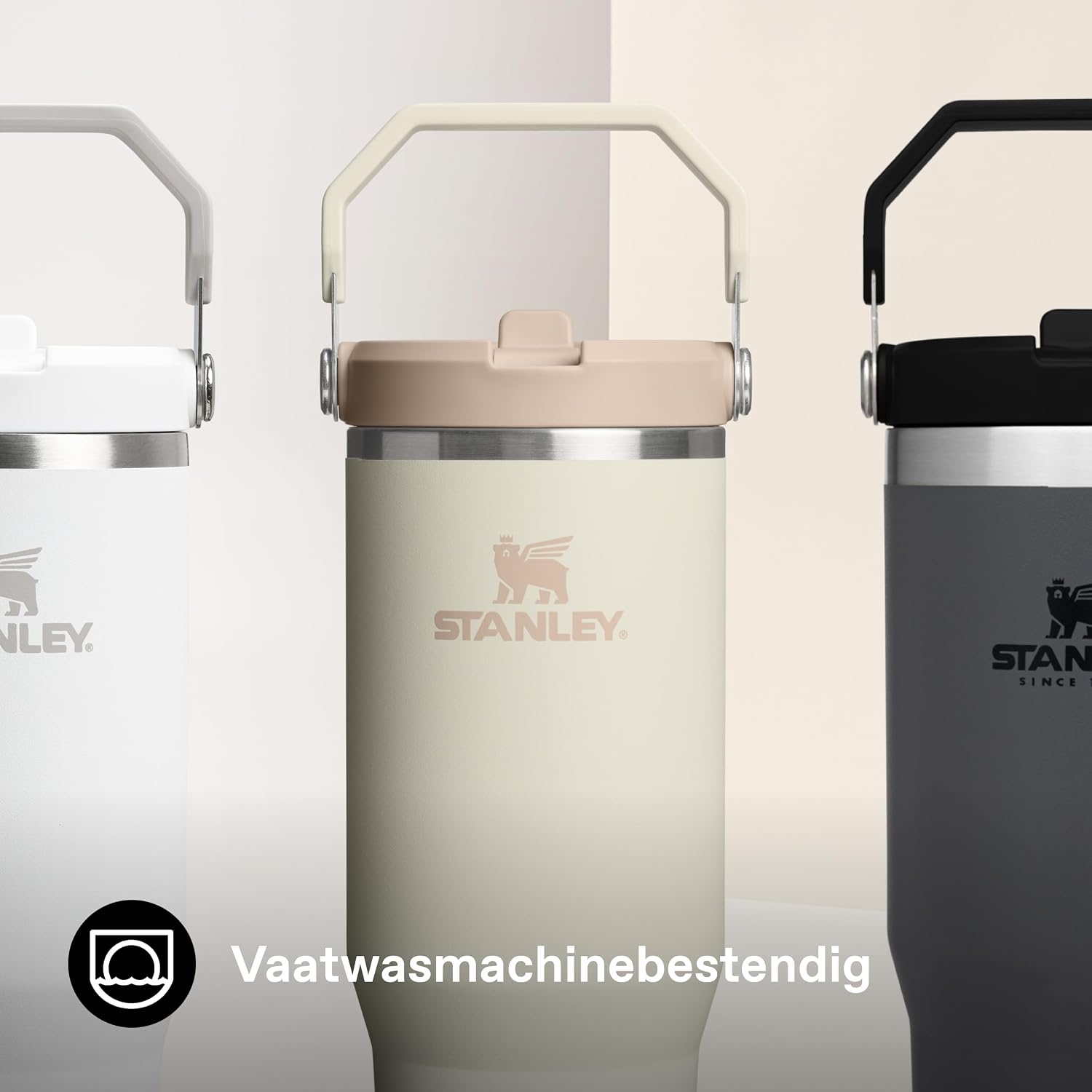 Stanley 1913 Flip Straw Tumbler 1.0 Water Bottle with Straw 0.89L - Keeps Cold for 12+ Hours - Stainless Steel Drinking Bottle - BPA Free - Easy to Carry - Dishwasher Safe