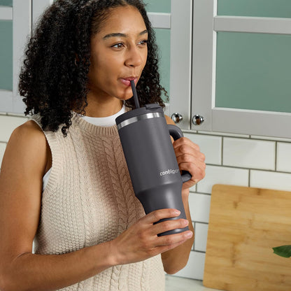 Contigo Unisex-Adult Streeterville Tumbler Thermosfles met deksel en rietje